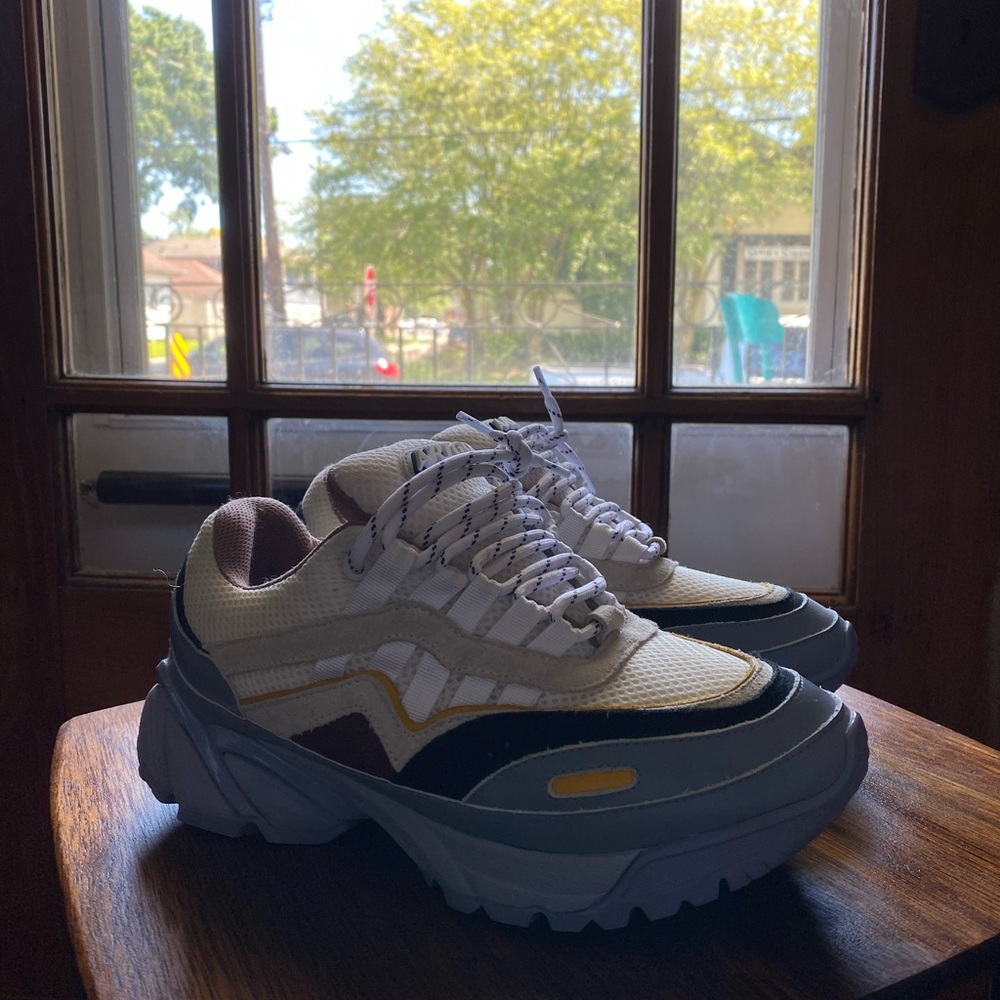 Axel Arigato mixed media leather chunky sneaker